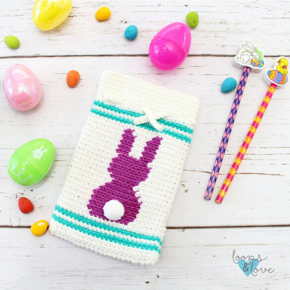 Free Crochet Easter Bunny Bag