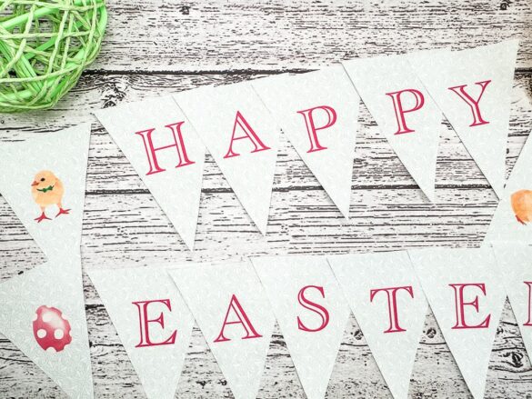 Printable Happy Easter Banner