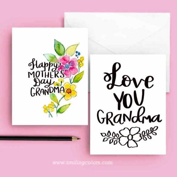 Mothers Day Card To Grandma