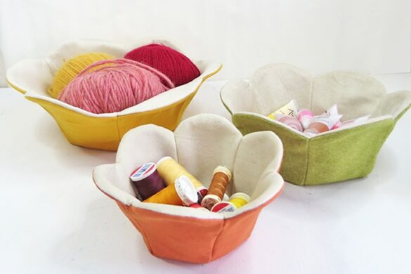 How to Sew a Nesting Fabric Basket: A Step-by-Step DIY Tutorial