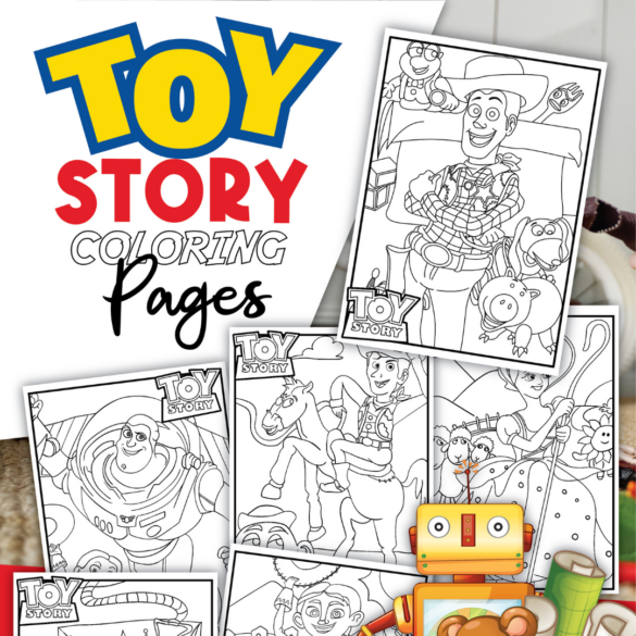 FREE Toy Story Coloring Pages (Disney Inspired!)