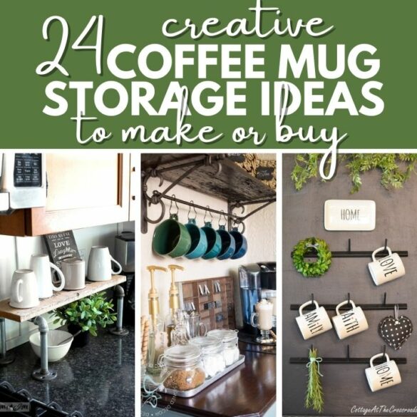 24 Creative Coffee Mug Storage Ideas (to make or buy)