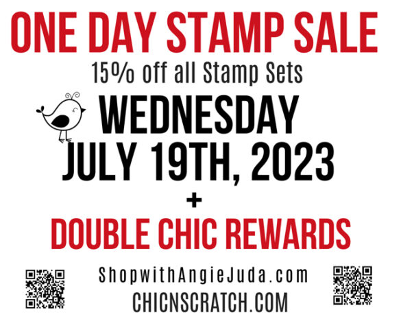Stamp Sale and Chic n Scratch Live