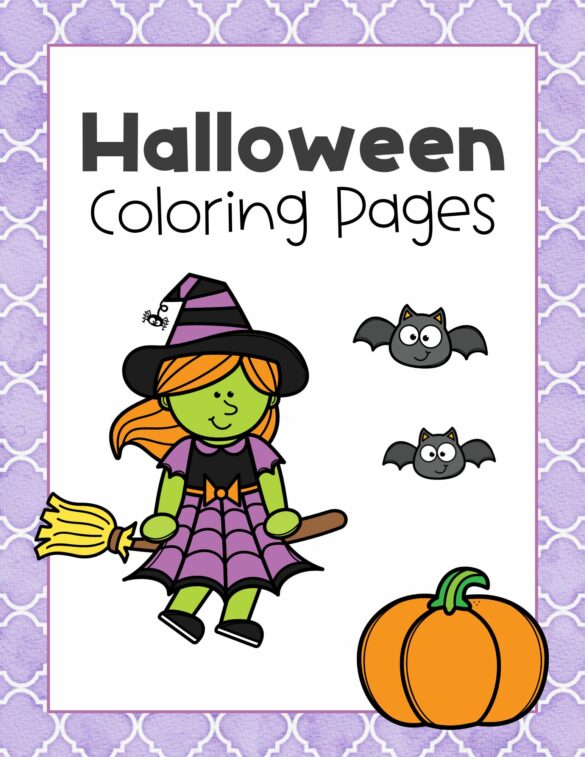 Free Printable Halloween Coloring Sheets! (8 Pages)