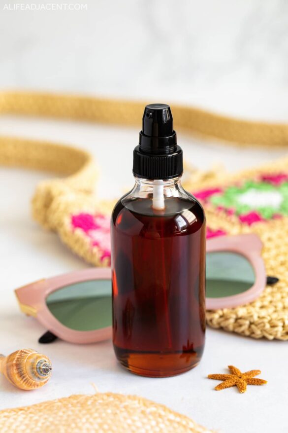 Natural DIY Tanning Oil for a Sun-Kissed Glow (PUFA Free)