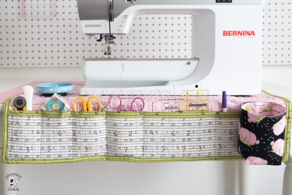 Stay Organized with this DIY Roll Up Sewing Machine Mat