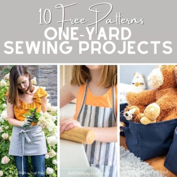 10 Free Creative One-Yard Sewing Projects