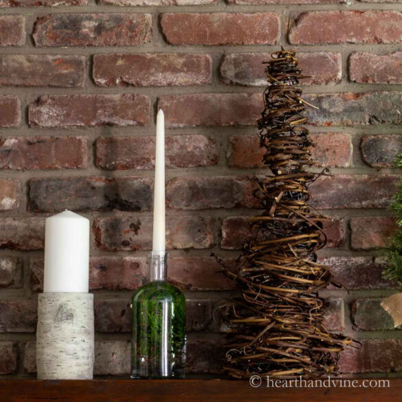 DIY Grapevine Christmas Tree Craft
