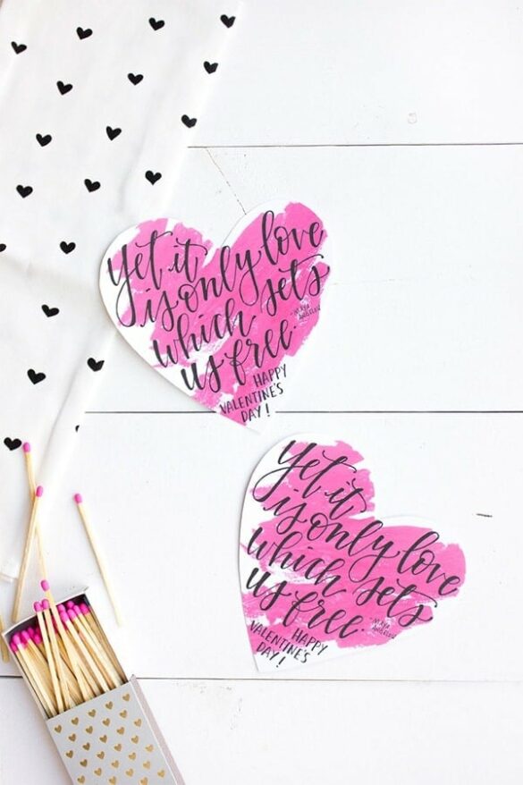 Valentine’s Day Card Printable for Friends