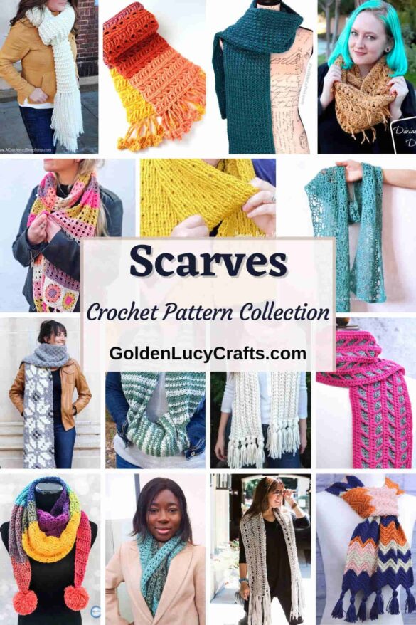 Beautiful Scarves Free Crochet Pattern Collection