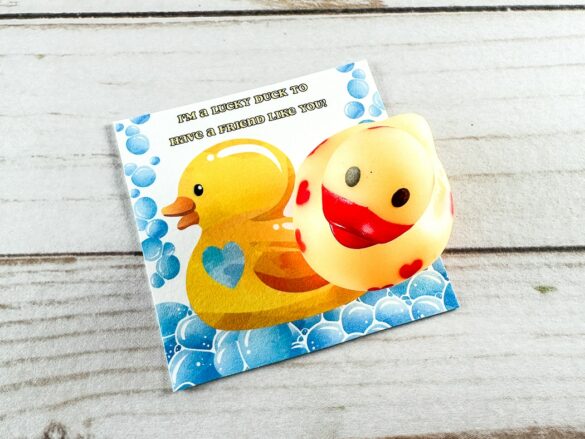 Rubber Duck Valentine’s Treats
