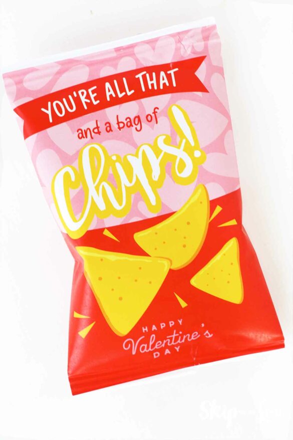 DIY Valentine Chip Bag