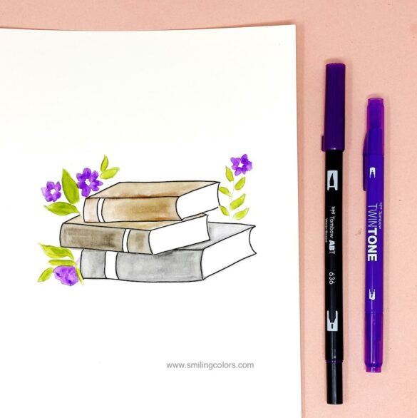 How To Draw A Book Step by Step + Printable
