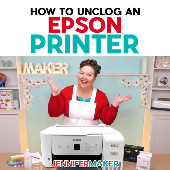 How To Unclog A Sublimation Printer: Clogged Epson Tutorial