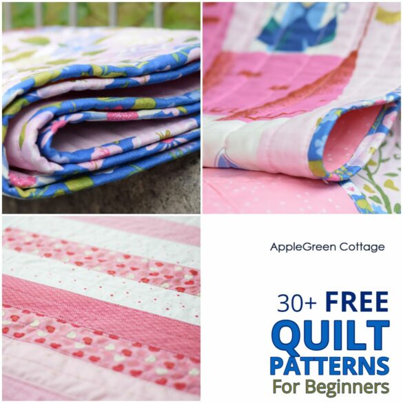 30+ Easy & Free Quilt Patterns For Beginners