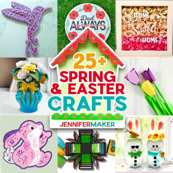 25+ Spring And Easter Crafts To Make Plus DIY Ideas