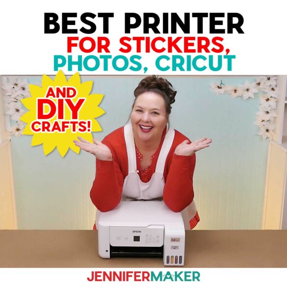 Best Printer for Stickers, Photos, Cricut, and DIY Crafts!