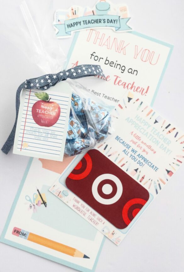 FREE Printable Teacher Appreciation Tags for Gifts!