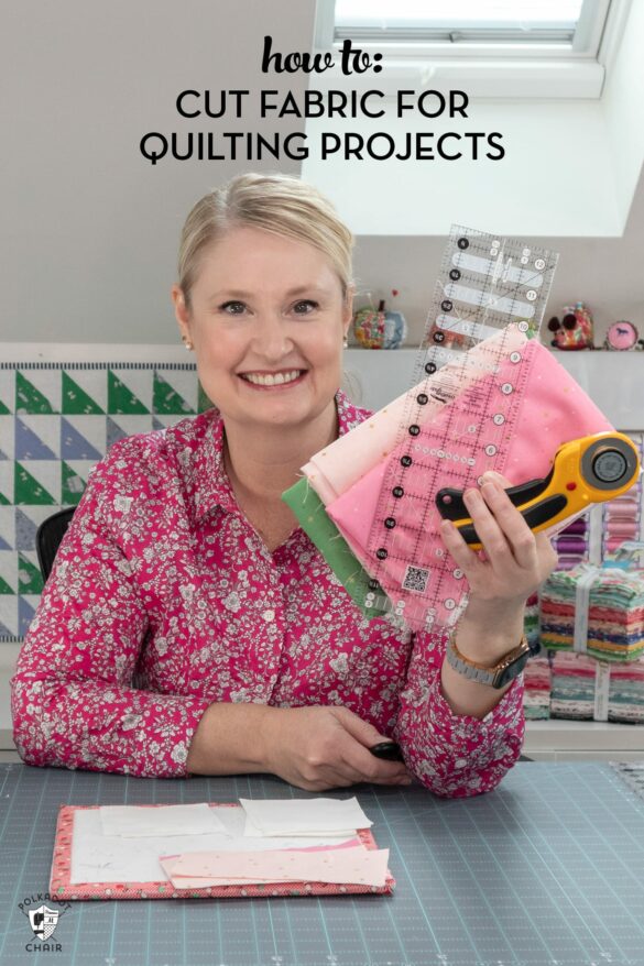 How to Cut Fabric with a Rotary Cutter for Quilting Projects