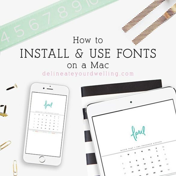 How to Install & Use fonts on a Mac