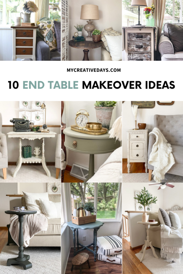 10 End Table Makeovers