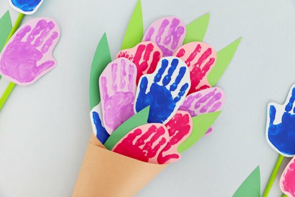 Handprint Flower Craft