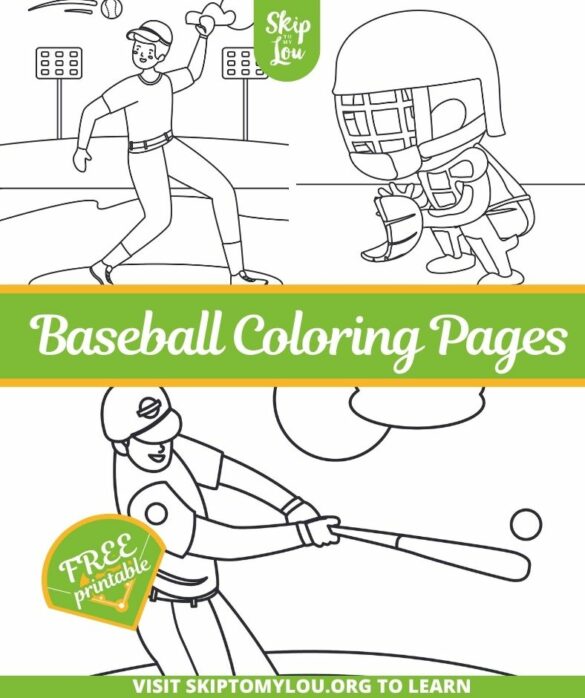 Baseball Coloring Pages – Free Printables for Kids
