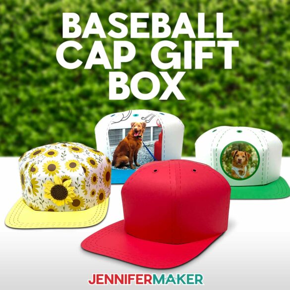 How To Make A 3D Baseball Cap Gift Box: Free Hat SVG