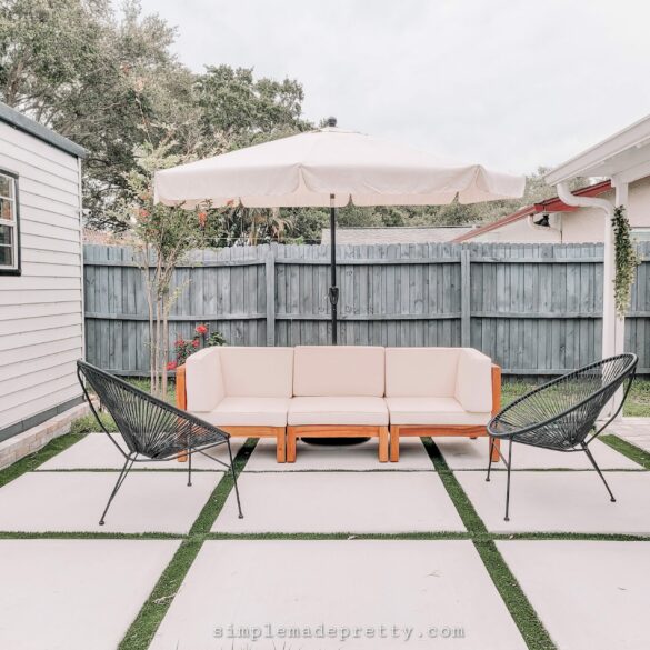 Transforming Our Backyard into a Modern Oasis with Yardzen and a Touch of DIY