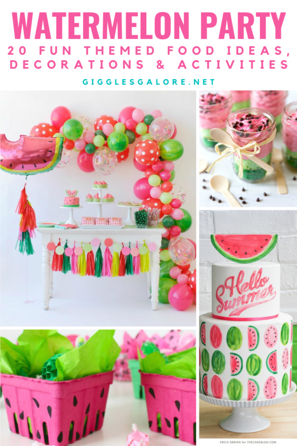 Slice Into Summer- 20 Watermelon Party Ideas