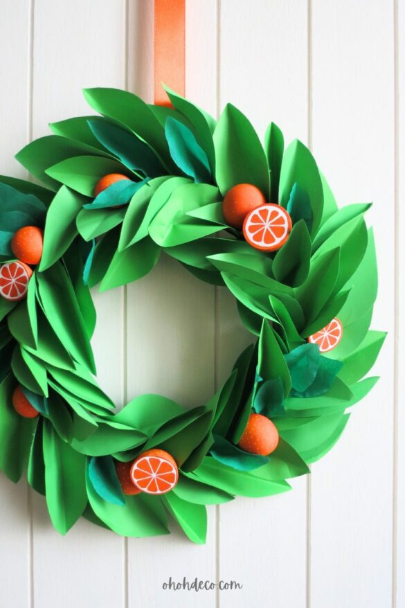 Paper Wreath: Easy DIY to Create a Beautiful Summer Home Decor