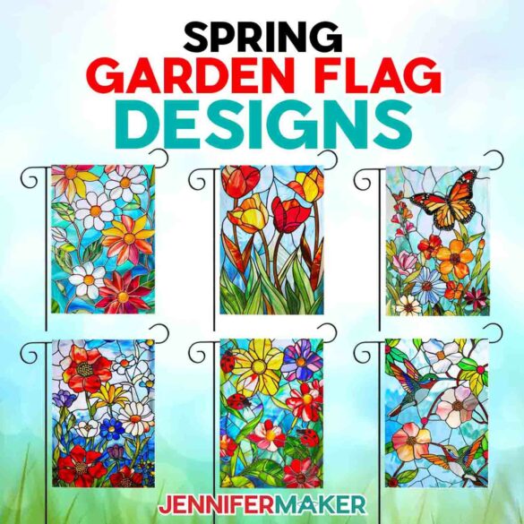 Free Spring Sublimation Garden Flag Designs