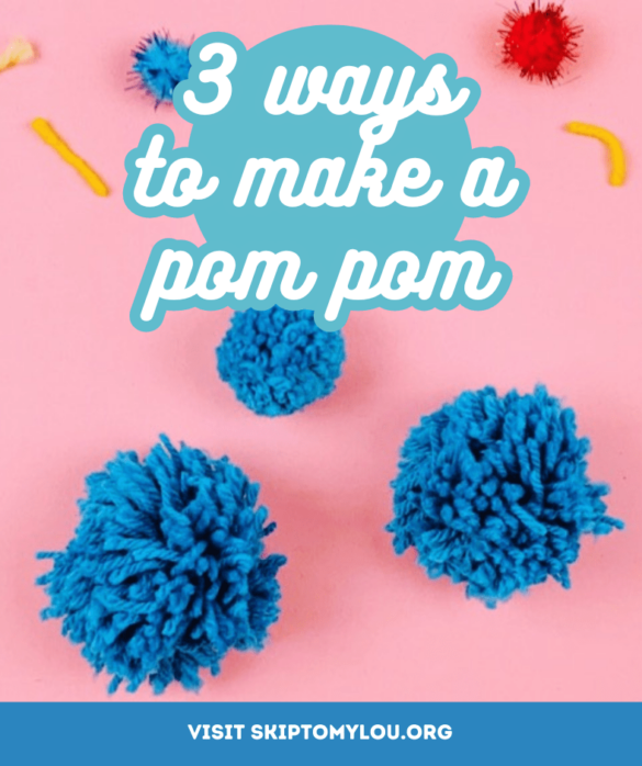 Three easy ways to make PERFECT pom poms {Craft}
