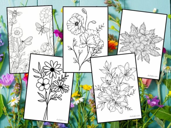 Unlock Your Creativity with These Enchanting Flower Coloring Pages