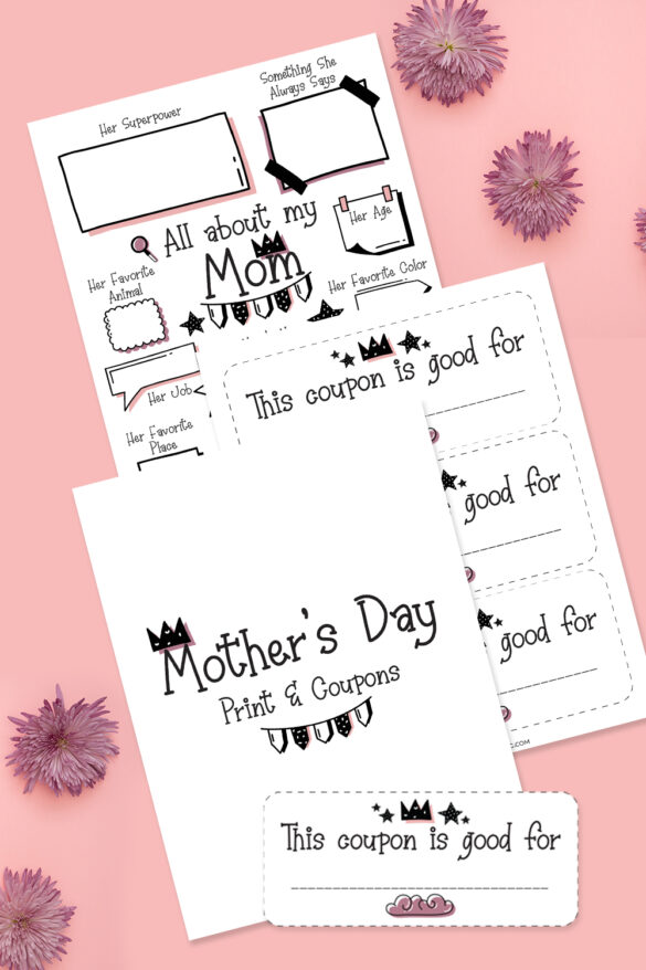 FREE Mother’s Day All About My Mom Printable
